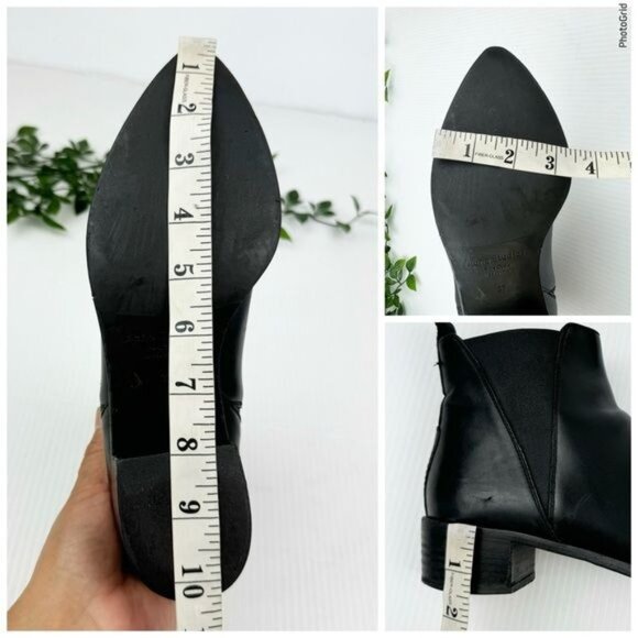 Acne Studios Jensen black Smooth Leather Pointed Toe Chelsea Boot 6.5 - Picture 4 of 11